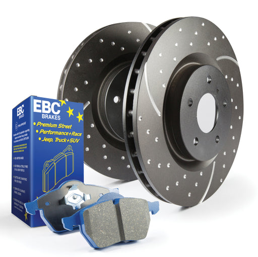 EBC S6 Kits Bluestuff Pads and GD Rotors - Premium Brake Rotors - Slot & Drilled from EBC - Just $344.53! Shop now at WinWithDom INC. - DomTuned