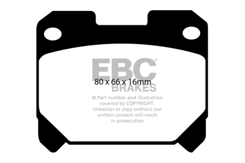 EBC 93-98 Toyota Supra 3.0 Twin Turbo Ultimax2 Rear Brake Pads - Premium Brake Pads - OE from EBC - Just $64.06! Shop now at WinWithDom INC. - DomTuned