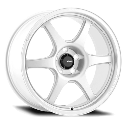 Konig Hexaform 15x8 4x100 ET25 Gloss White - Premium Wheels - Cast from Konig - Just $182.31! Shop now at WinWithDom INC. - DomTuned