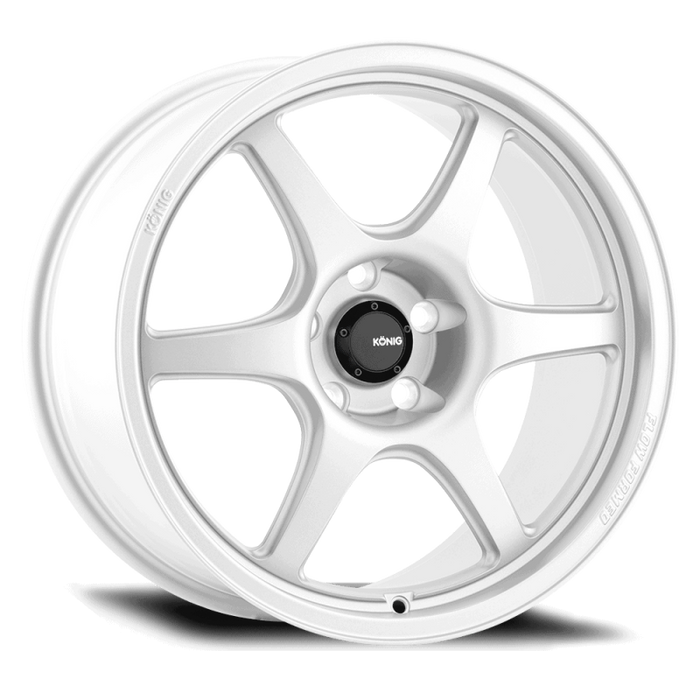 Konig Hexaform 15x8 4x100 ET25 Gloss White - Premium Wheels - Cast from Konig - Just $182.31! Shop now at WinWithDom INC. - DomTuned