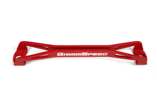 GrimmSpeed 08-18 Subaru WRX/STI Lightweight Battery Tie Down - Red - Premium Battery Tiedowns from GrimmSpeed - Just $39! Shop now at WinWithDom INC. - DomTuned