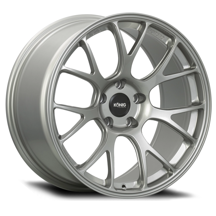 Konig Forged F1M 18X9.5 5X114.3 ET35 Ash Silver Knurled Bead - Premium Wheels - Forged from Konig - Just $569! Shop now at WinWithDom INC. - DomTuned