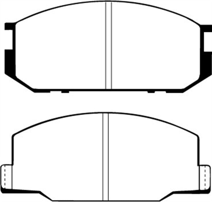 EBC 85-90 Lotus Esprit 2.2 Yellowstuff Front Brake Pads - Premium Brake Pads - Performance from EBC - Just $139.69! Shop now at WinWithDom INC. - DomTuned