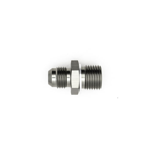 DeatschWerks 6AN Male Flare to M16 X 1.5 Male Metric Adapter (Incl Washer) - Anodized Matte Black - Premium Fittings from DeatschWerks - Just $7! Shop now at WinWithDom INC. - DomTuned