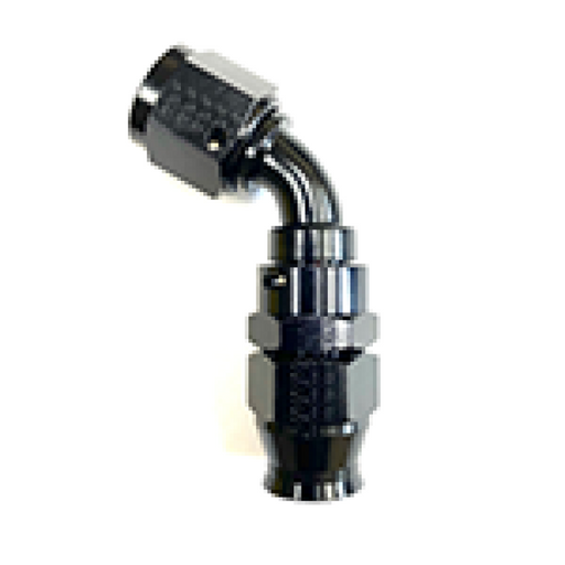 Fragola -6AN Real Street x 60 Degree Hose End Black For PTFE Hose - Premium Fittings from Fragola - Just $46.22! Shop now at WinWithDom INC. - DomTuned