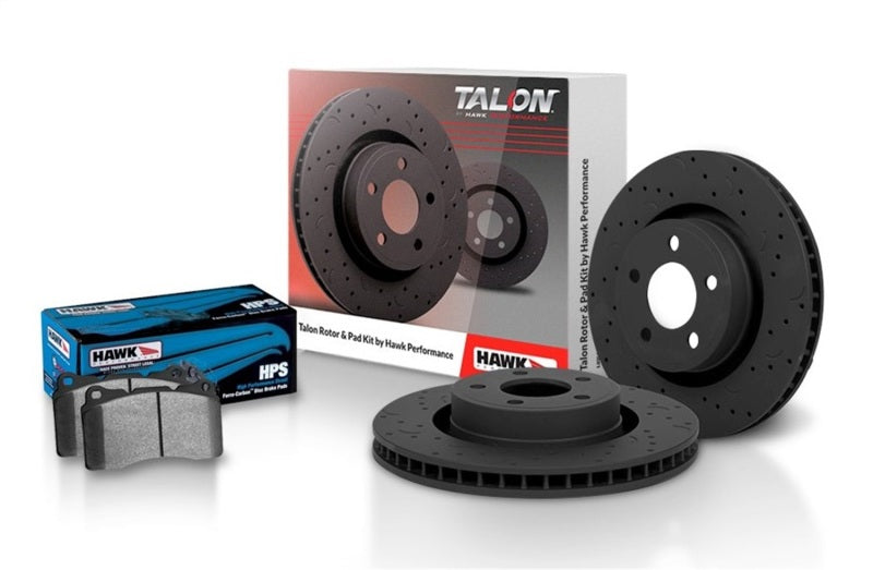 HAWK Talon Rotors - Premium Brake Rotors - Slot & Drilled from Hawk Performance - Just $400.58! Shop now at WinWithDom INC. - DomTuned