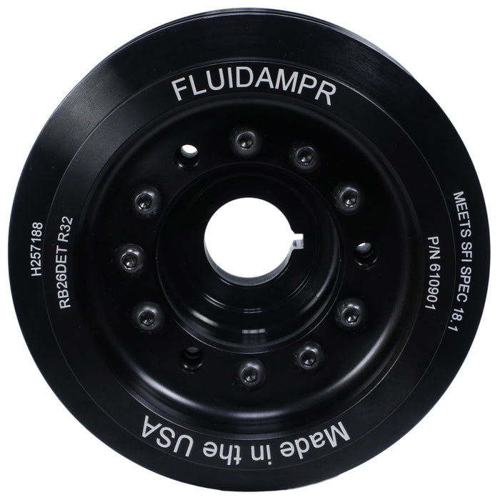 Fluidampr Nissan RB26DET Phase-1 BNR32 GT-R Steel Internally Balanced Damper - Premium Crankshaft Dampers from Fluidampr - Just $482.92! Shop now at WinWithDom INC. - DomTuned