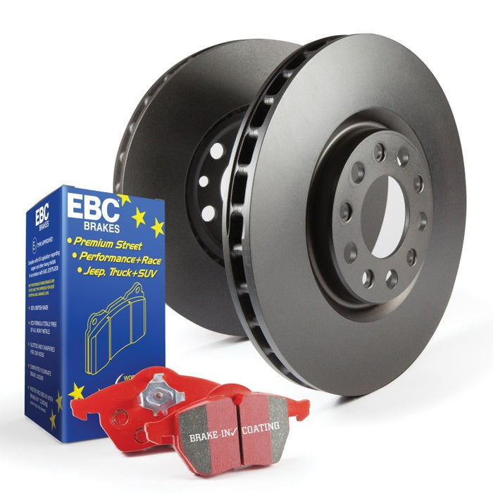 EBC S12 Kits Redstuff Pads and RK Rotors - Premium Brake Pads - Performance from EBC - Just $171.92! Shop now at WinWithDom INC. - DomTuned