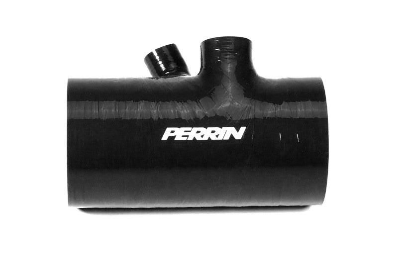 Perrin 2022+ Subaru WRX Black 3in Turbo Inlet Hose w/ Nozzle (Short) - Premium Hoses from Perrin Performance - Just $199.75! Shop now at WinWithDom INC. - DomTuned