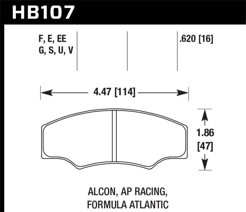 Hawk CP2361/CP3228/CP5104/CP5144 AP Racing DTC-70 Brake Pads - Premium Brake Pads - Racing from Hawk Performance - Just $245.69! Shop now at WinWithDom INC. - DomTuned