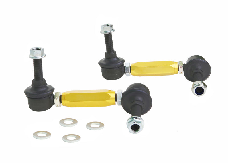 Whiteline Universal Swaybar Link Kit-Heavy Duty Adj Steel Ball w/ 10mm Ball Stud - Premium Sway Bar Endlinks from Whiteline - Just $167.88! Shop now at WinWithDom INC. - DomTuned