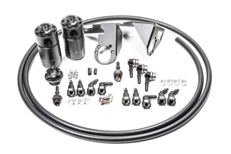 Radium Engineering 05-13 Chevrolet Corvette Fluid Lock Dual Catch Can Kit - Premium Oil Catch Cans from Radium Engineering - Just $474.95! Shop now at WinWithDom INC. - DomTuned