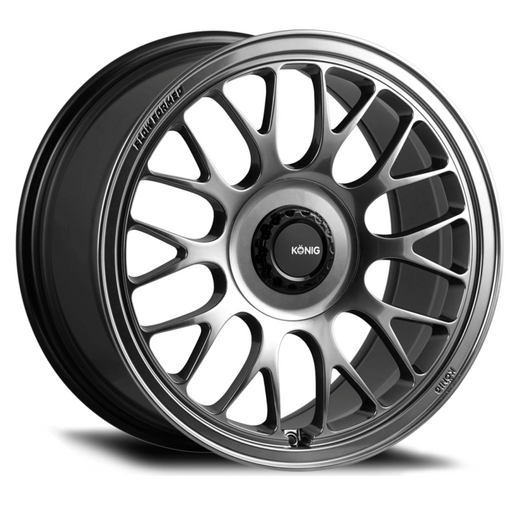 Konig MRK1 18X8.5 5X114.3 ET35 Hyper Carbon - Gloss Black Gear Cap/Logo/Cover Plate - Premium Wheels - Cast from Konig - Just $309.10! Shop now at WinWithDom INC. - DomTuned