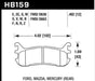 Hawk 03-05 Mazda Miata Rear ER-1 Brake Pad Set - Premium Brake Pads - Racing from Hawk Performance - Just $177.29! Shop now at WinWithDom INC. - DomTuned