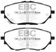 EBC 2017+ Toyota C-HR 2.0L Yellowstuff Front Brake Pads - Premium Brake Pads - Performance from EBC - Just $160.09! Shop now at WinWithDom INC. - DomTuned