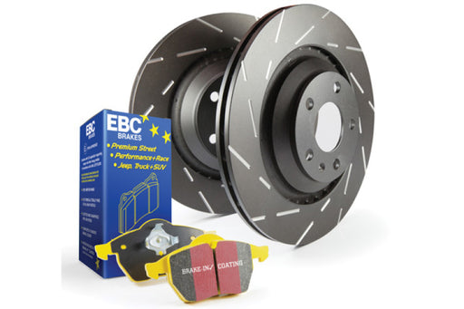 EBC S9 Kits Yellowstuff Pads and USR Rotors - Premium Brake Rotors - Slotted from EBC - Just $383.87! Shop now at WinWithDom INC. - DomTuned