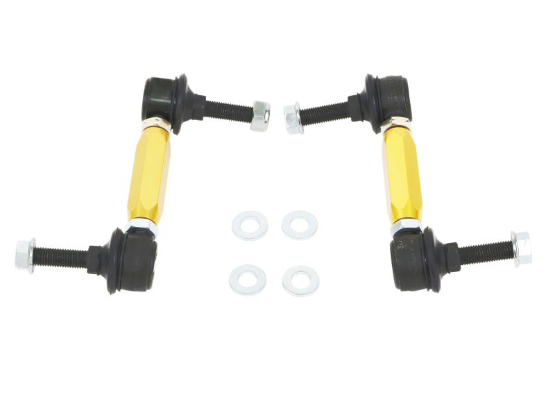 Whiteline Universal Swaybar Link Kit-Heavy Duty Adj Steel Ball w/ 10mm Ball Stud - Premium Sway Bar Endlinks from Whiteline - Just $167.88! Shop now at WinWithDom INC. - DomTuned