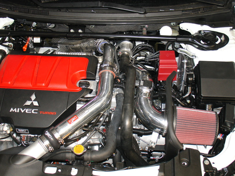 Injen 2008-14 Mitsubishi Evo X 2.0L 4Cyl Polished Short Ram Intake - Premium Cold Air Intakes from Injen - Just $684.95! Shop now at WinWithDom INC. - DomTuned