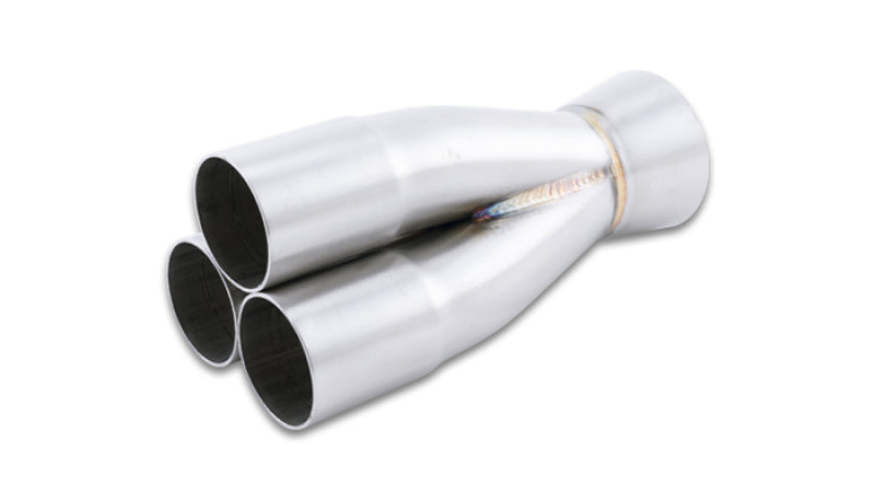 Vibrant 1.625in Inlet Slipover ID 2.5in Outlet OD 3-1 SS Merge Collector - Premium Merge Collectors from Vibrant - Just $255.99! Shop now at WinWithDom INC. - DomTuned