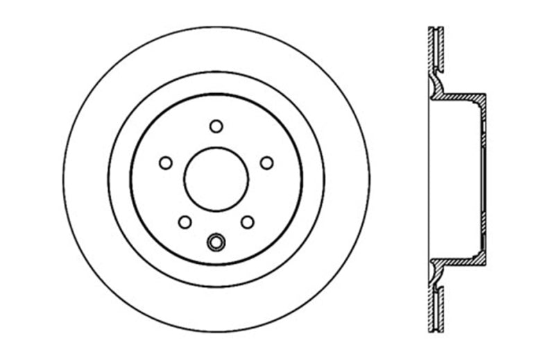 StopTech Infiniti G37 / Nissan 370Z SportStop Slotted & Drilled Rear Right Rotor - Premium Brake Rotors - Slot & Drilled from Stoptech - Just $224.83! Shop now at WinWithDom INC. - DomTuned