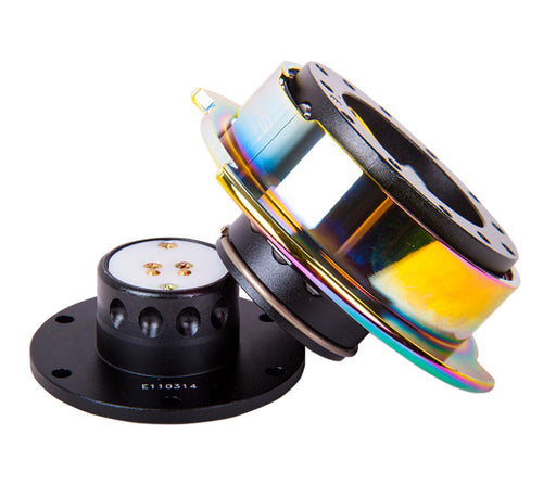 NRG Quick Release Gen 2.5 - Black Body / Neochrome Ring - Premium Quick Release Adapters from NRG - Just $156! Shop now at WinWithDom INC. - DomTuned