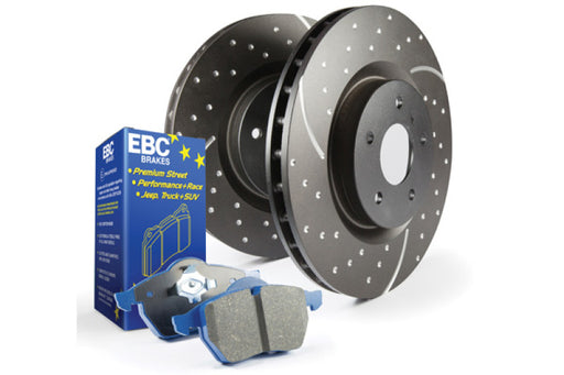 EBC S6 Kits Bluestuff Pads and GD Rotors - Premium Brake Rotors - Slot & Drilled from EBC - Just $282.93! Shop now at WinWithDom INC. - DomTuned