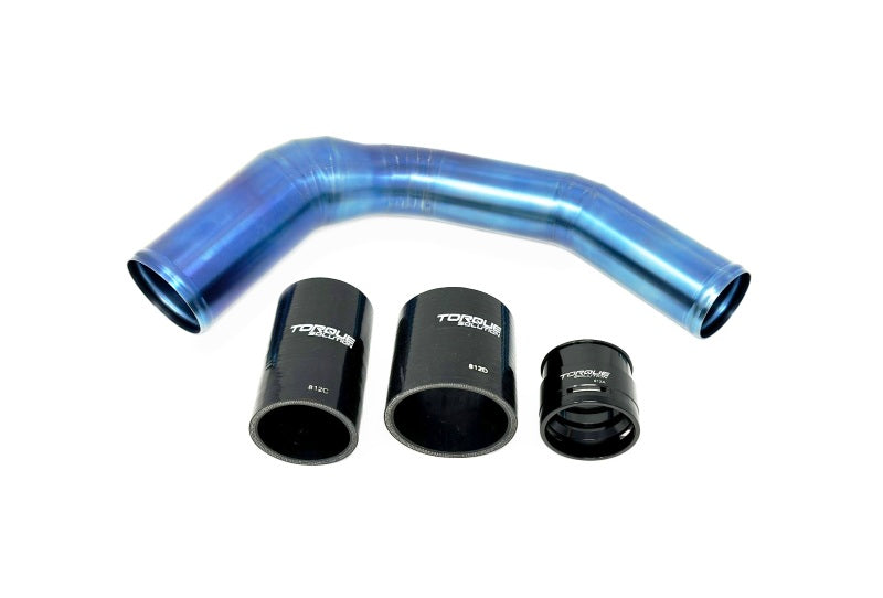 Torque Solution 2022+ Subaru WRX / 19-23 Subaru Ascent Titanium Top Mount Charge Pipe - Burnt Blue - Premium Air Intake Components from Torque Solution - Just $333.32! Shop now at WinWithDom INC. - DomTuned