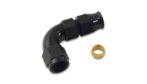 Vibrant 90 Deg 5/16in Tube to Female -6AN Adapter (w/ Olive Inserts) - Premium Fittings from Vibrant - Just $33.50! Shop now at WinWithDom INC. - DomTuned