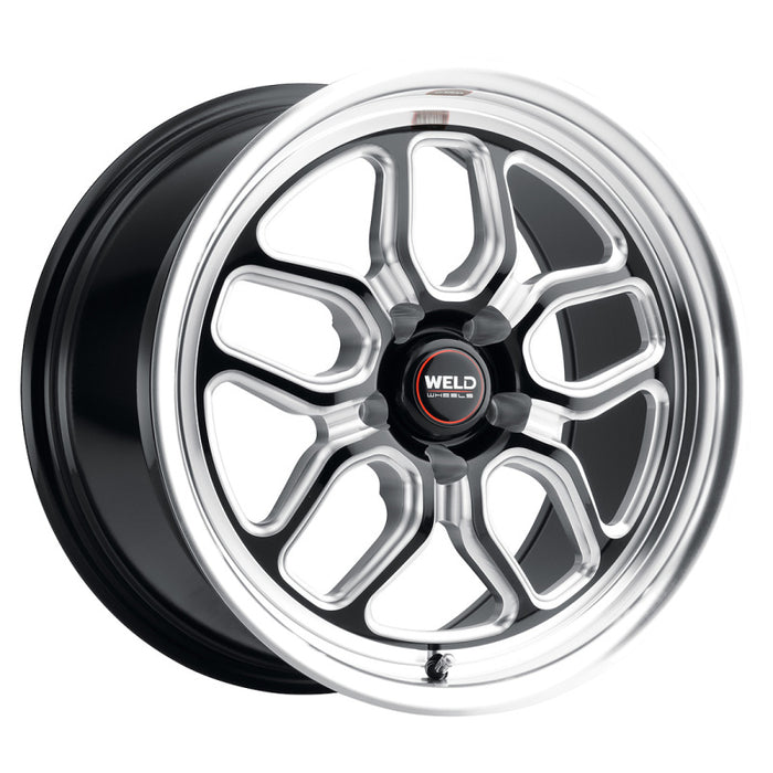 Weld S107 17X11 Laguna 5X127 ET-44 BS4.25 Gloss Black MIL Dia 78.1 - Premium Wheels - Cast from Weld - Just $415! Shop now at WinWithDom INC. - DomTuned