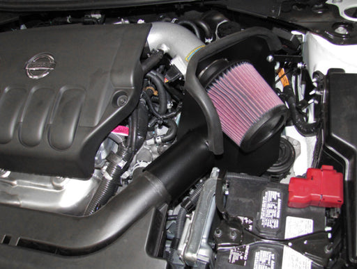 K&N 07-10 Nissan Altima 2.5L Silver Typhoon Short Ram Intake - Premium Cold Air Intakes from K&N Engineering - Just $349.99! Shop now at WinWithDom INC. - DomTuned