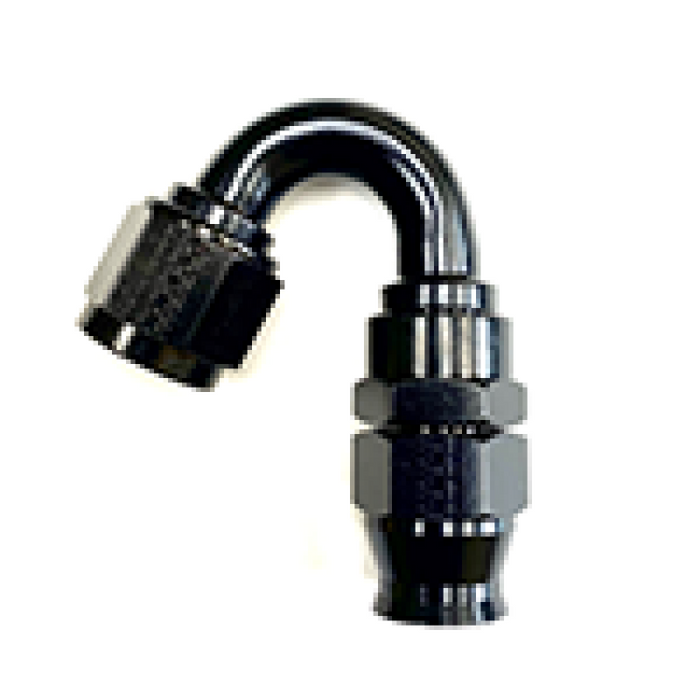 Fragola -6AN Real Street x 150 Degree Hose End Black For PTFE Hose - Premium Fittings from Fragola - Just $53.27! Shop now at WinWithDom INC. - DomTuned