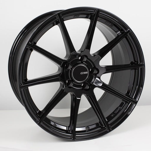 Enkei TS10 18x8 5x114.3 40mm Offset 72.6mm Bore Black Wheel - Premium Wheels - Cast from Enkei - Just $324! Shop now at WinWithDom INC. - DomTuned
