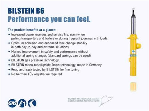 Bilstein B6 Spartan K Series 97-04 Reyco IFS 1370 Front Monotube Shock Absorber - Premium Shocks and Struts from Bilstein - Just $131! Shop now at WinWithDom INC. - DomTuned