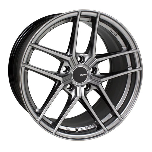 Enkei TY5 19x8.5 5x114.3 35mm Offset 72.6mm Bore Hyper Silver Wheel - Premium Wheels - Cast from Enkei - Just $415! Shop now at WinWithDom INC. - DomTuned