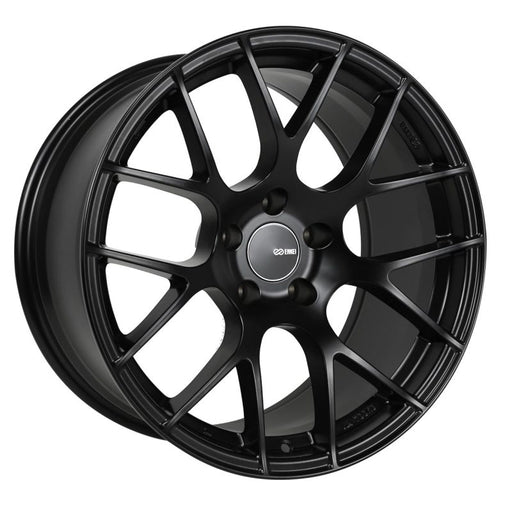 Enkei Raijin 19x9.5 35mm Offset 5x120 Bolt Pattern 72.6 Hub Bore Black Wheel - Premium Wheels - Cast from Enkei - Just $411! Shop now at WinWithDom INC. - DomTuned
