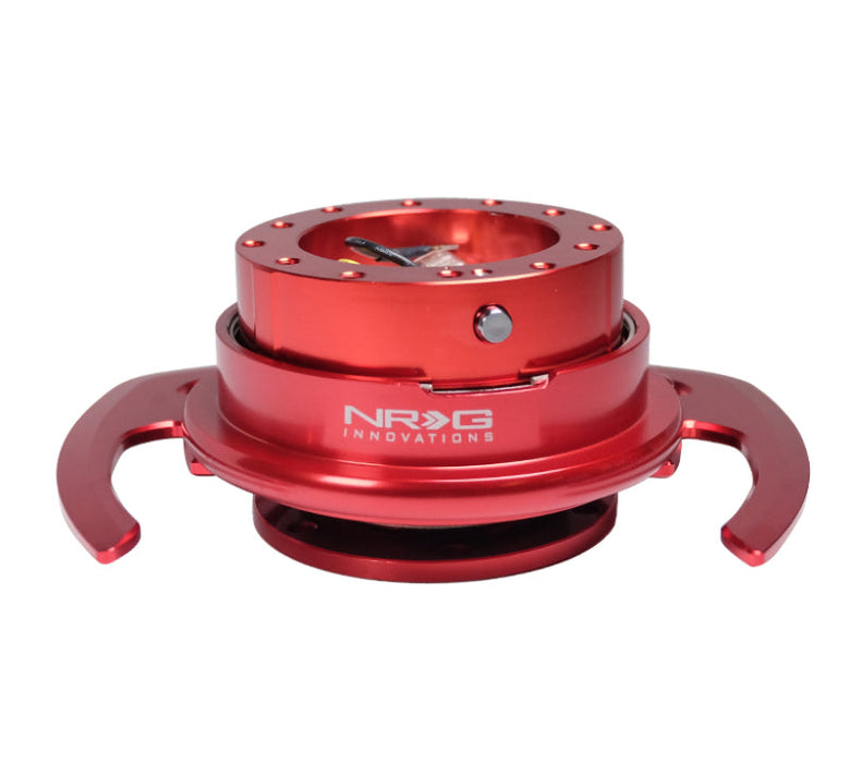 NRG Quick Release Kit Gen 4.0 - Red Body / Red Ring w/ Handles - Premium Quick Release Adapters from NRG - Just $176! Shop now at WinWithDom INC. - DomTuned