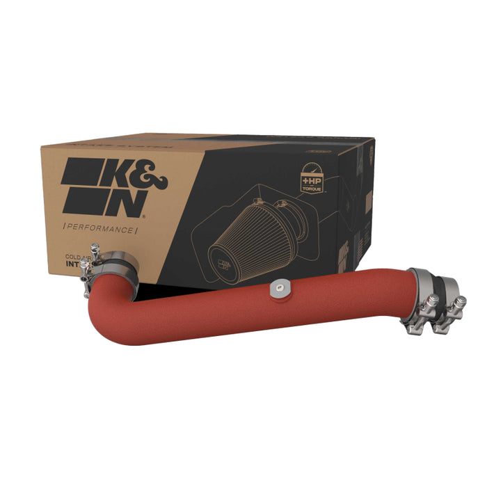 K&N 23-24 Toyota GR Corolla L3 1.6L Charge Pipe Kit - Wrinkle Red - Premium Turbo Inlets from K&N Engineering - Just $249.99! Shop now at WinWithDom INC. - DomTuned