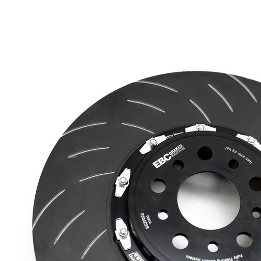 EBC Racing 11-21 Jeep Grand Cherokee 6.4L / 2018+ Dodge Durango SRT 2 Piece SG Racing Front Rotors - Premium Brake Rotors - 2 Piece from EBC - Just $1123.62! Shop now at WinWithDom INC. - DomTuned