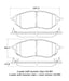 StopTech Street Touring 05-08 Legacy 2.5 GT Front Brake Pads - Premium Brake Pads - OE from Stoptech - Just $114.85! Shop now at WinWithDom INC. - DomTuned