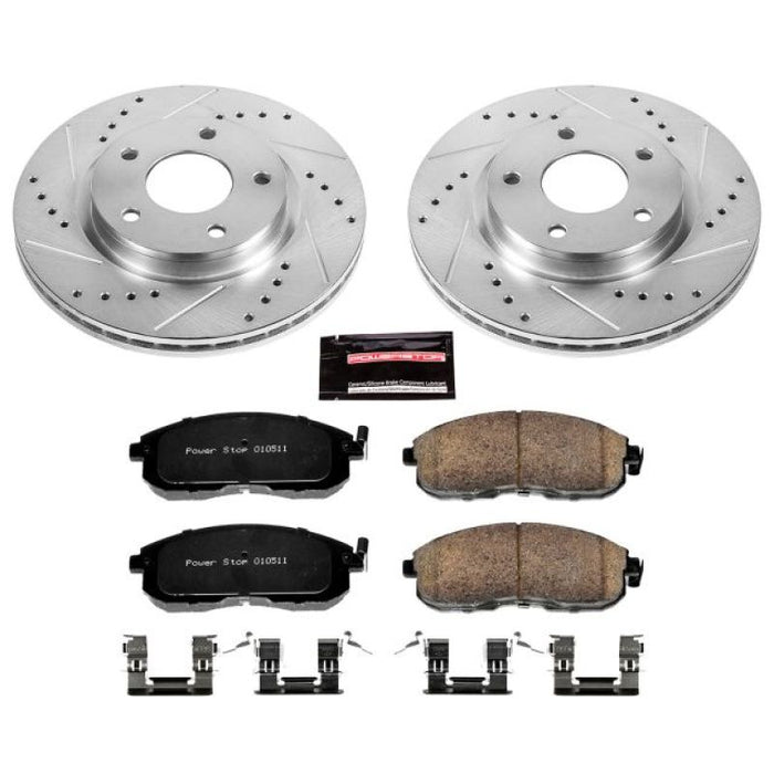 Power Stop 13-18 Nissan Sentra Front Z23 Evolution Sport Brake Kit - Premium Brake Kits - Performance D&S from PowerStop - Just $299.16! Shop now at WinWithDom INC. - DomTuned