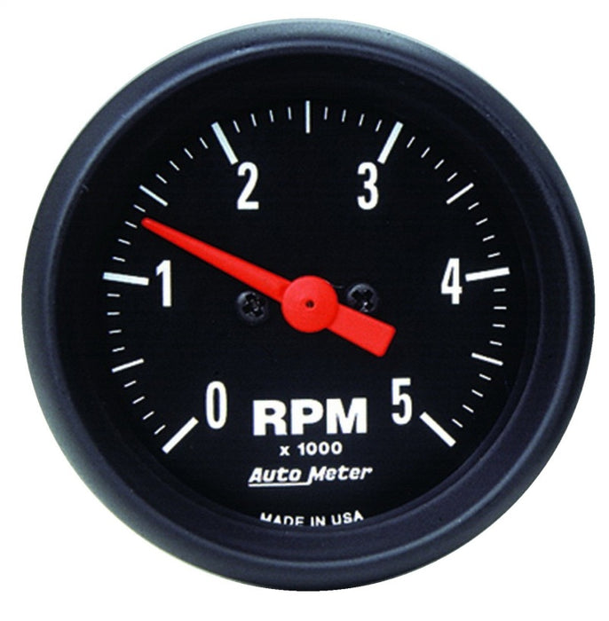 Autometer Z-Series 52mm 5000RPM In-Dash Tachometer - Premium Gauges from AutoMeter - Just $199.56! Shop now at WinWithDom INC. - DomTuned