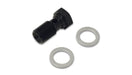 Vibrant Aluminum M14x1.5 22mm Long Banjo Bolt w/2 Washers - Anodized Black - Premium Fittings from Vibrant - Just $11.59! Shop now at WinWithDom INC. - DomTuned