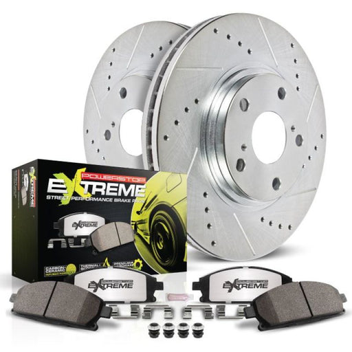 Power Stop 08-12 Infiniti EX35 Rear Z26 Street Warrior Brake Kit - Premium Brake Kits - Performance D&S from PowerStop - Just $279.11! Shop now at WinWithDom INC. - DomTuned