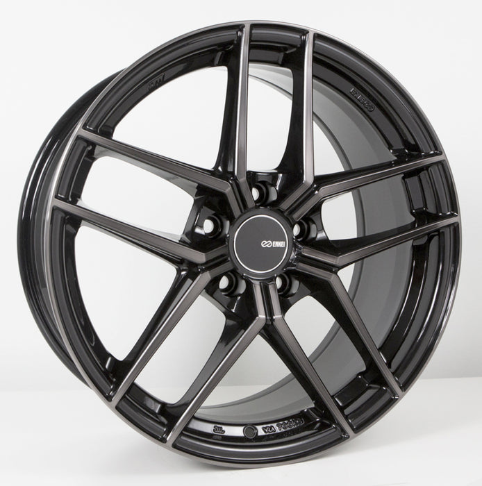 Enkei TY5 19x8.5 5x114.3 35mm Offset 72.6mm Bore Pearl Black Wheel - Premium Wheels - Cast from Enkei - Just $415! Shop now at WinWithDom INC. - DomTuned