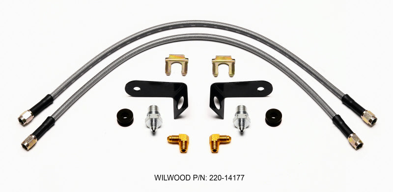 Wilwood Flexline Kit 20 inch -3 M10-1.0 BF 1/8 NPT 90 Degree - Premium Brake Line Kits from Wilwood - Just $115.44! Shop now at WinWithDom INC. - DomTuned