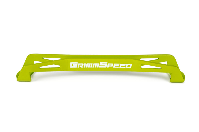 Grimm Speed Subaru Impreza/WRX/STI/Legacy/Forester/BRZ Lightweight Battery Tie Down - Neon Green - Premium Battery Tiedowns from GrimmSpeed - Just $39! Shop now at WinWithDom INC. - DomTuned