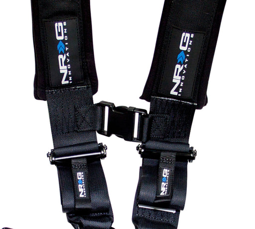 NRG SFI 16.1 5PT 3in. Seat Belt Harness / Latch Link - Black - Premium Seat Belts & Harnesses from NRG - Just $140! Shop now at WinWithDom INC. - DomTuned