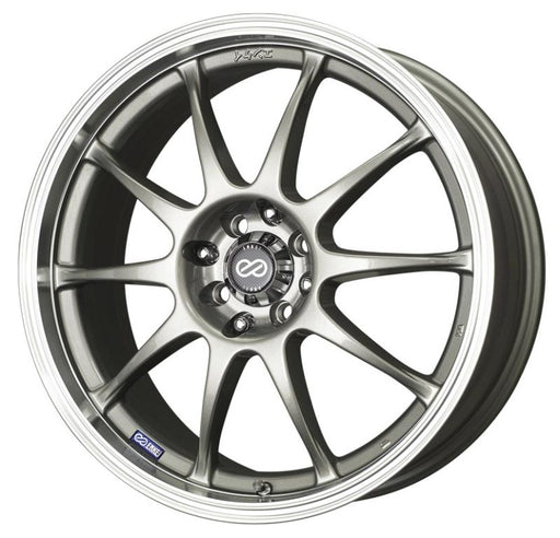 Enkei J10 16x7 4x100/108 42mm Offset 72.62mm Bore Dia Silver w/ Machined Lip Wheel - Premium Wheels - Cast from Enkei - Just $172! Shop now at WinWithDom INC. - DomTuned