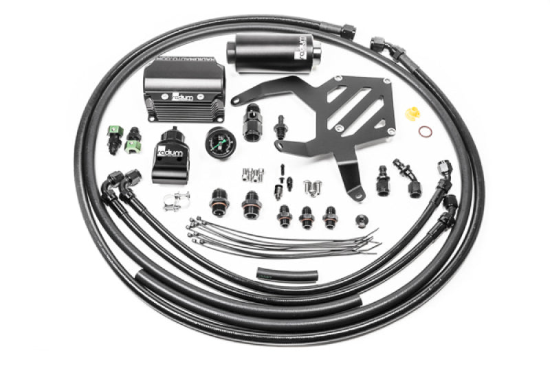 Radium Engineering FR-S/BRZ/GT86/GR86 Fuel Hanger Plumbing Kit w/ Stainless Filter - Premium Fuel Pump Hangers from Radium Engineering - Just $645.95! Shop now at WinWithDom INC. - DomTuned