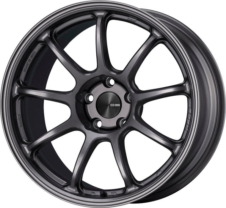 Enkei PF09 17x9 5x114.3 45mm Offset 75mm Bore Dark Silver Wheel - Premium Wheels - Cast from Enkei - Just $369! Shop now at WinWithDom INC. - DomTuned